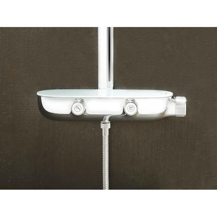 GROHE 26379000 Smart Control Complete Shower System with TurboStat Technology