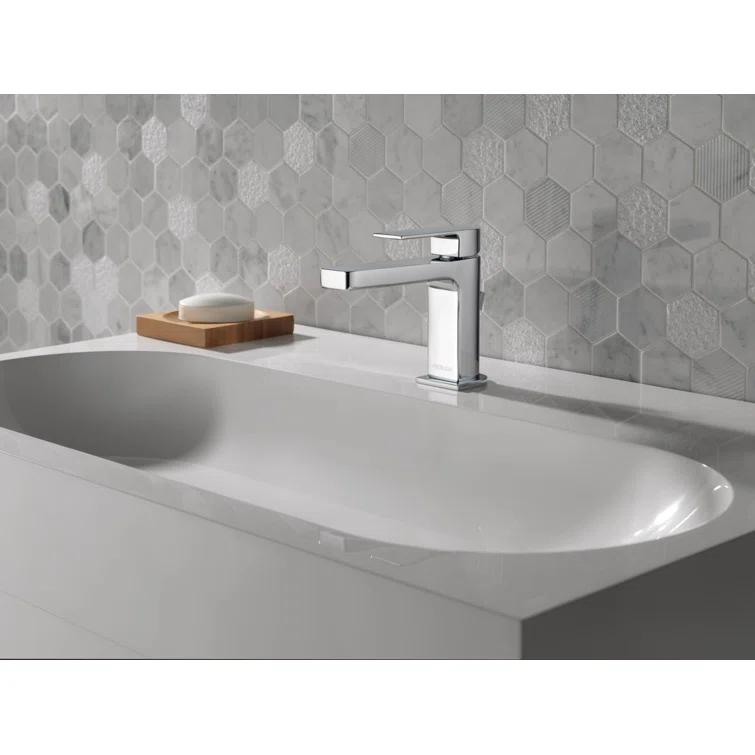 Xander Single-Hole Bathroom Faucet with Drain Assembly
