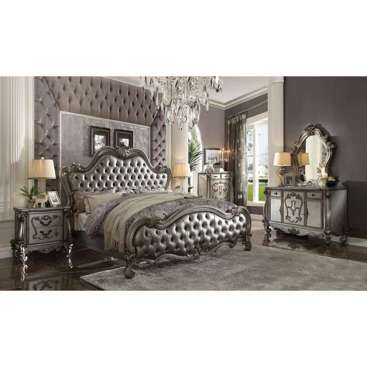 Bersally Solid Wood 70'' W 5 - Drawer Dresser