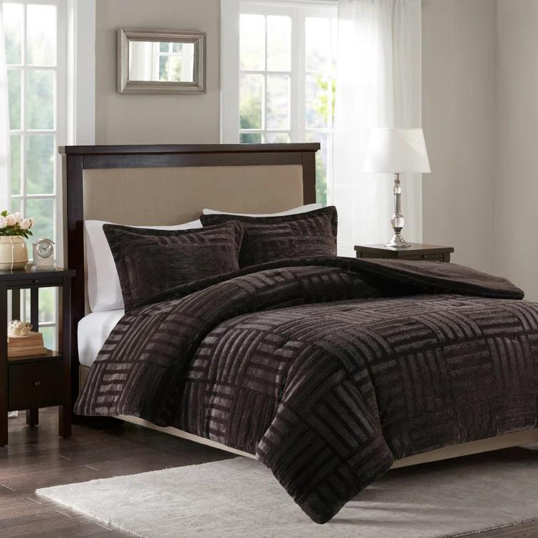 Madison Park Fur Down Alternative Comforter Mini Set