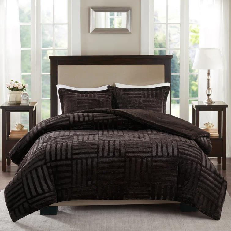 Madison Park Fur Down Alternative Comforter Mini Set