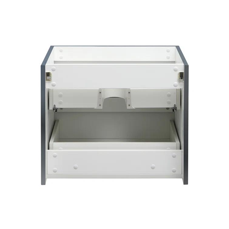 Valencia 24" Wall Mount Single Sink Bathroom Vanity Base Only (Top and Sink Not Included)