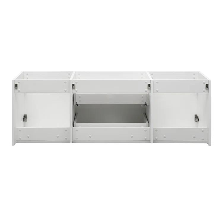 Valencia 60" Wall Mount Double Modern Bathroom Cabinet - Cabinet Only (Top and Sinks Not Included)