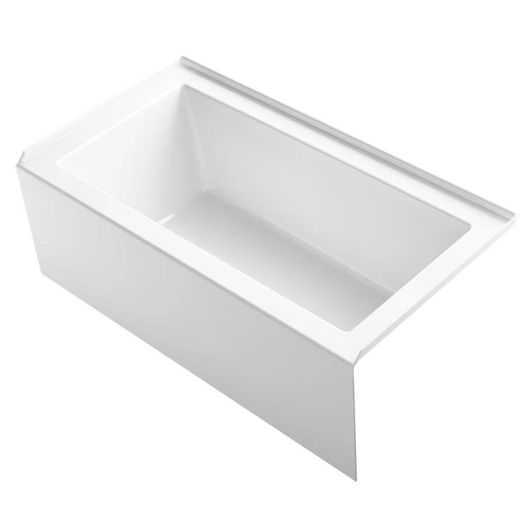 Underscore 60" x 32" Alcove Soaking Bathtub