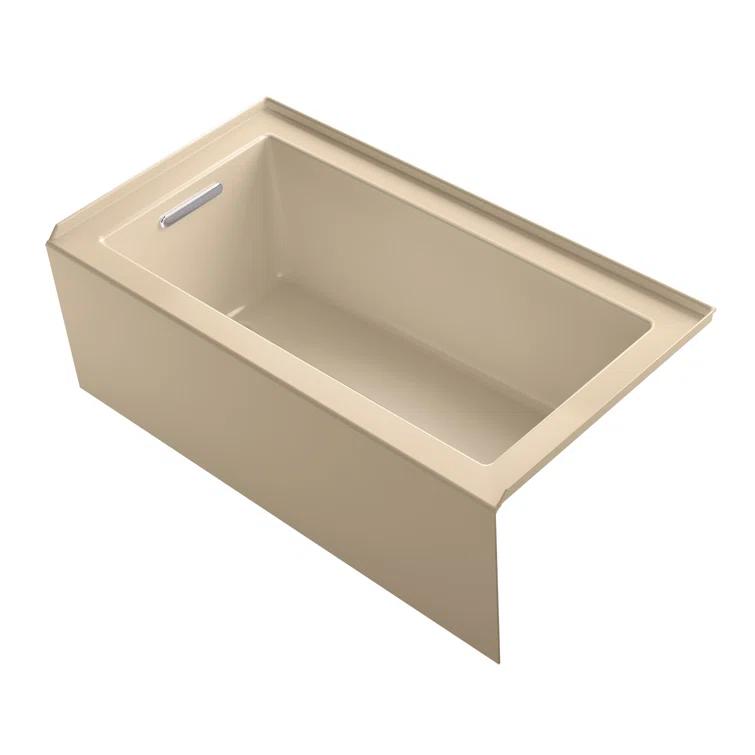 Underscore 60" x 32" Alcove Soaking Bathtub