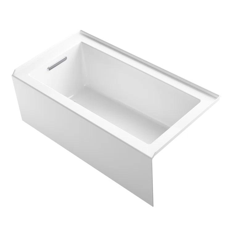Underscore 60" x 32" Alcove Soaking Bathtub