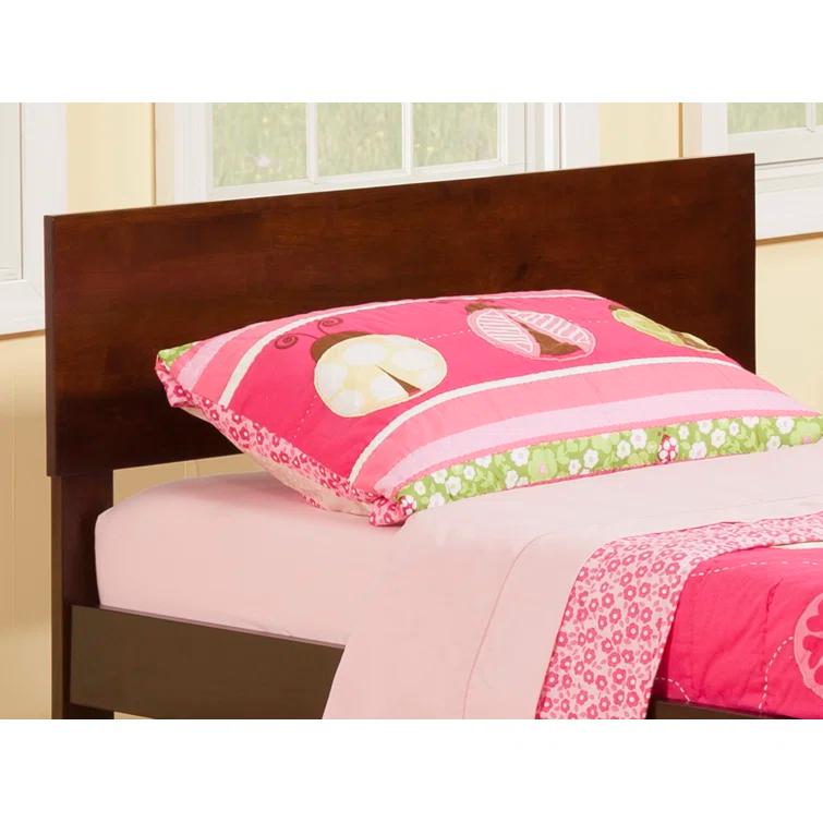 Queen Orlando Headboard White - AFI: Modern Low Panel Design, USB Charger