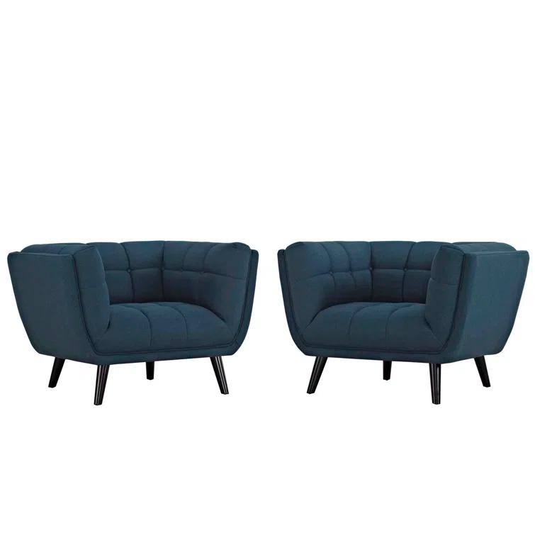 Modway Carson Carrington Karhula Upholstered Armchair Set