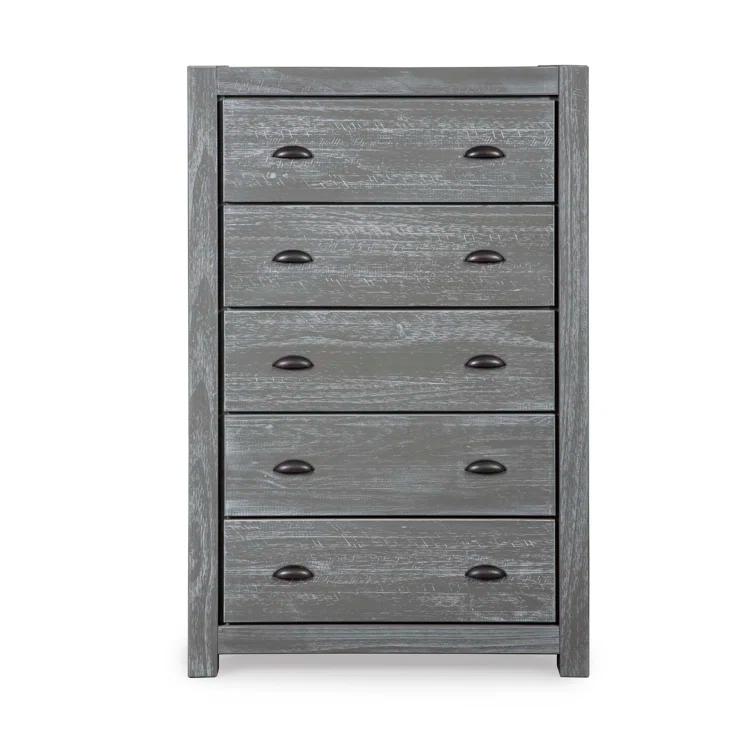 Montauk Solid Wood 32.5'' W 5 - Drawer Dresser