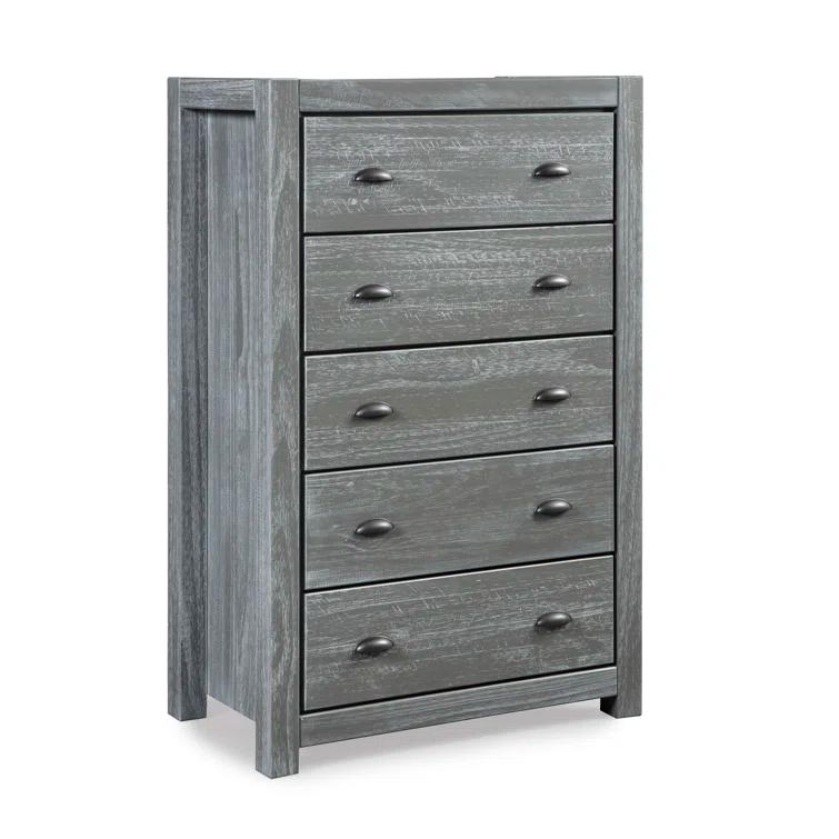 Montauk Solid Wood 32.5'' W 5 - Drawer Dresser