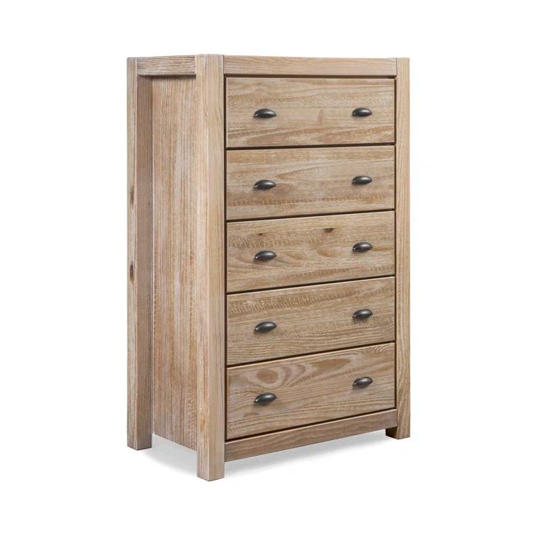 Montauk Solid Wood 32.5'' W 5 - Drawer Dresser