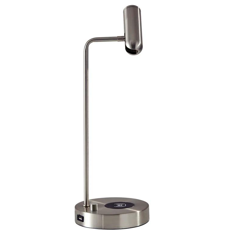 Avon 17" Desk Lamp With USB And Wireless Charging