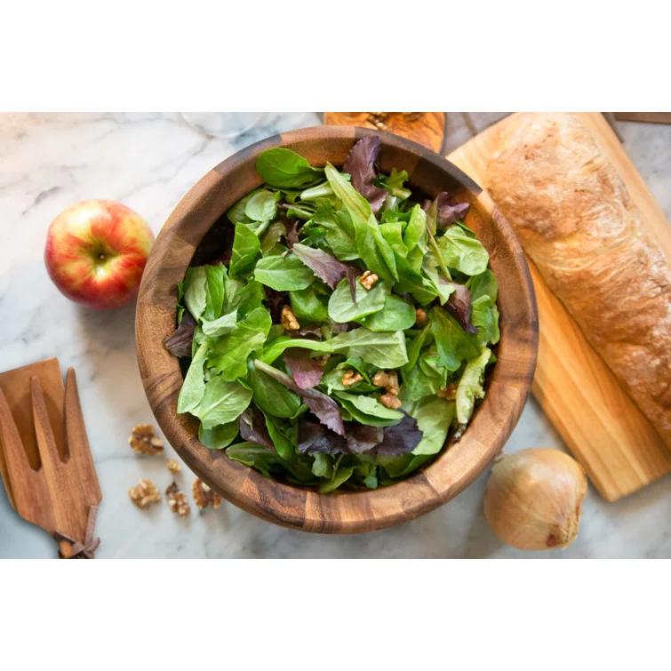 Ironwood Gourmet Gourmet Wood Salad Bowl