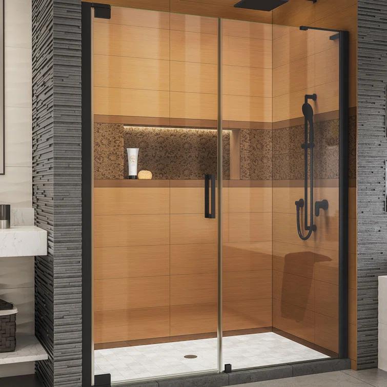 DreamLine Elegance-LS 55" W x 72" H Pivot Frameless Shower Door with ClearMax™ Technology SHDR-4327300-09