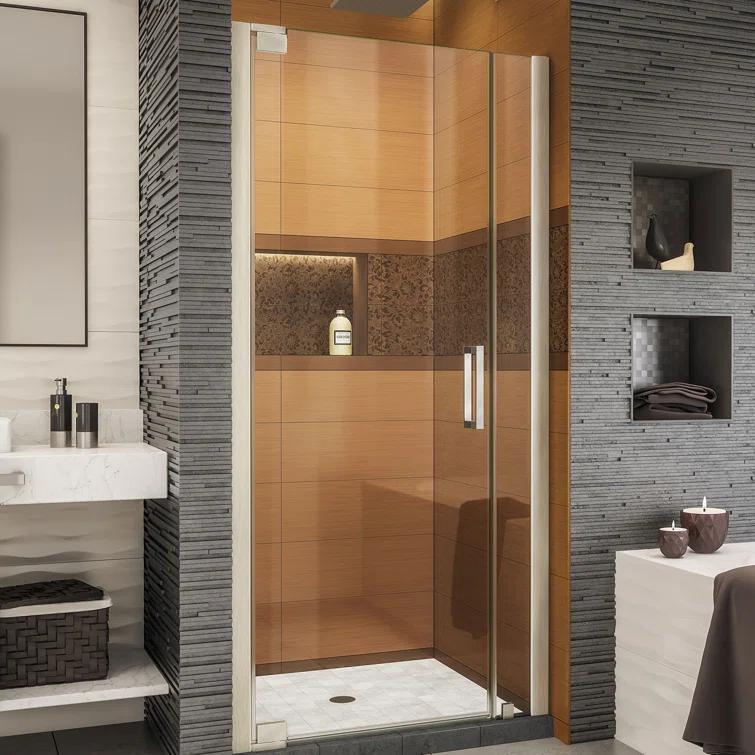Elegance-LS 34.5" W x 72" H Pivot Frameless Shower Door with ClearMax™ Technology