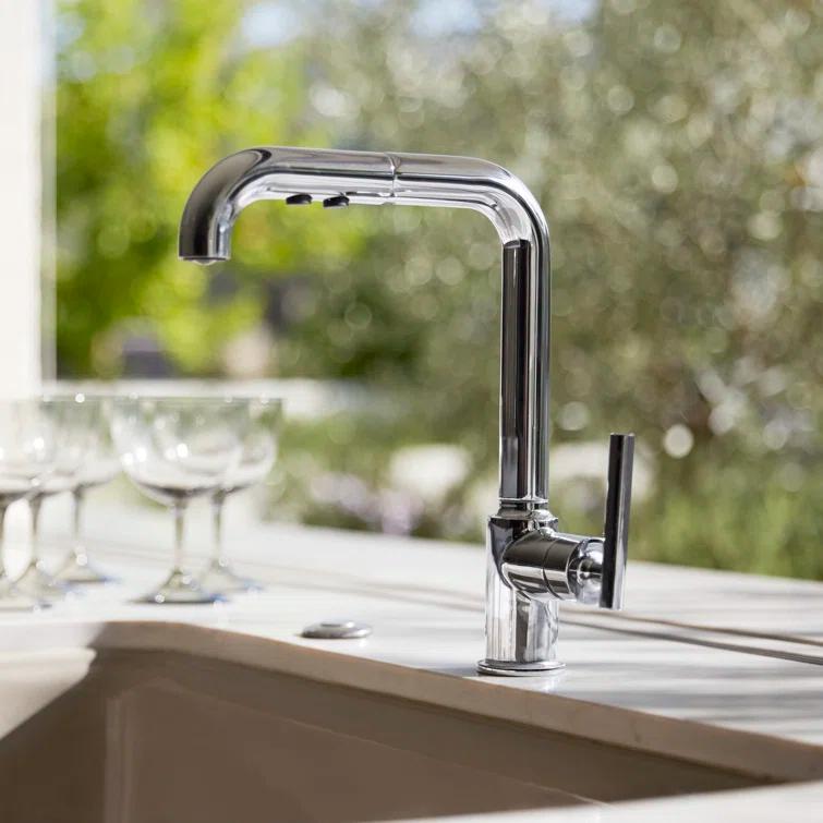 Purist® Pull Out Bar Faucet with Accessories
