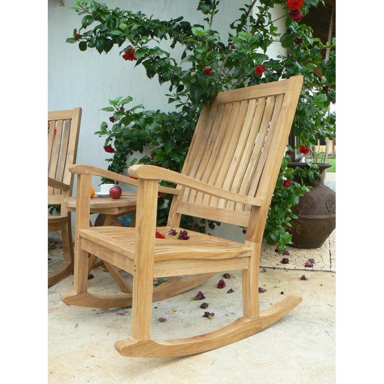 Del-Amo Teak Rocking Chair