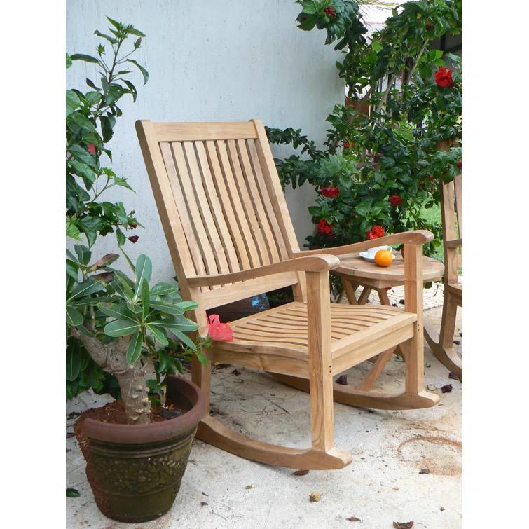 Del-Amo Teak Rocking Chair