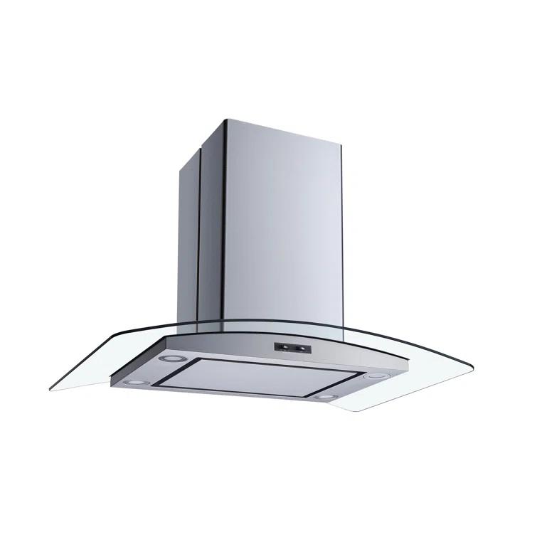 36" 300 CFM Convertible Island Range Hood in Stainless Steel