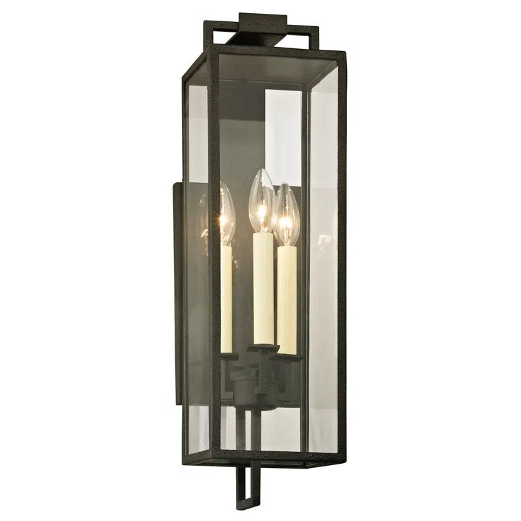 Judy Outdoor Sconce - Black / 21.5"H