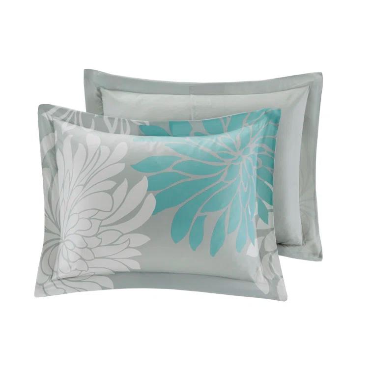 Madison Park Essentials Maible Floral Comforter Set with Cotton Bed Sheets
