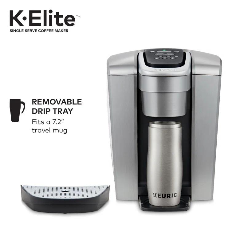 Keurig K-Elite Single-Serve K-Cup Pod Coffee Maker with Iced Coffee Setting and Strength Control
