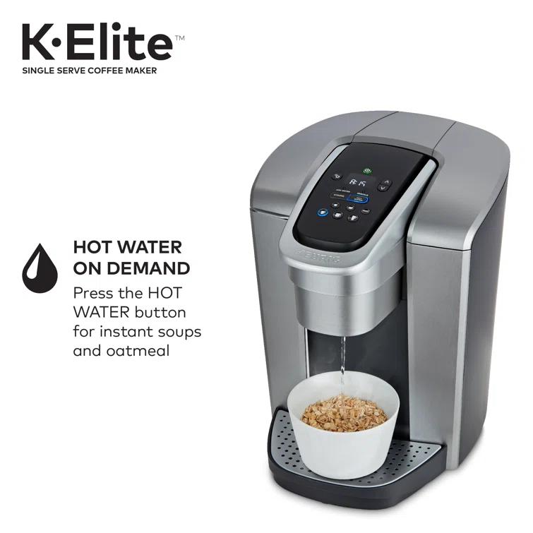 Keurig K-Elite Single-Serve K-Cup Pod Coffee Maker with Iced Coffee Setting and Strength Control