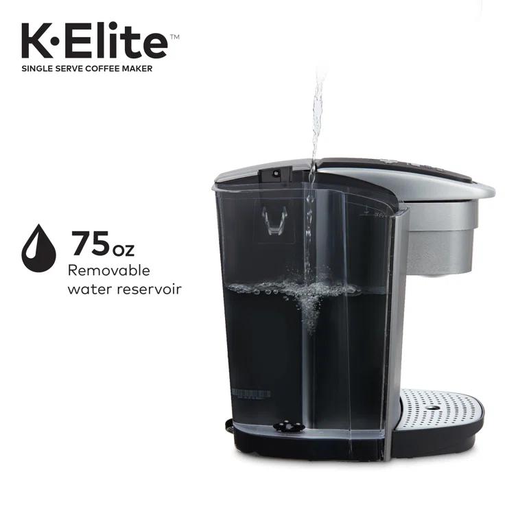 Keurig K-Elite Single-Serve K-Cup Pod Coffee Maker with Iced Coffee Setting and Strength Control