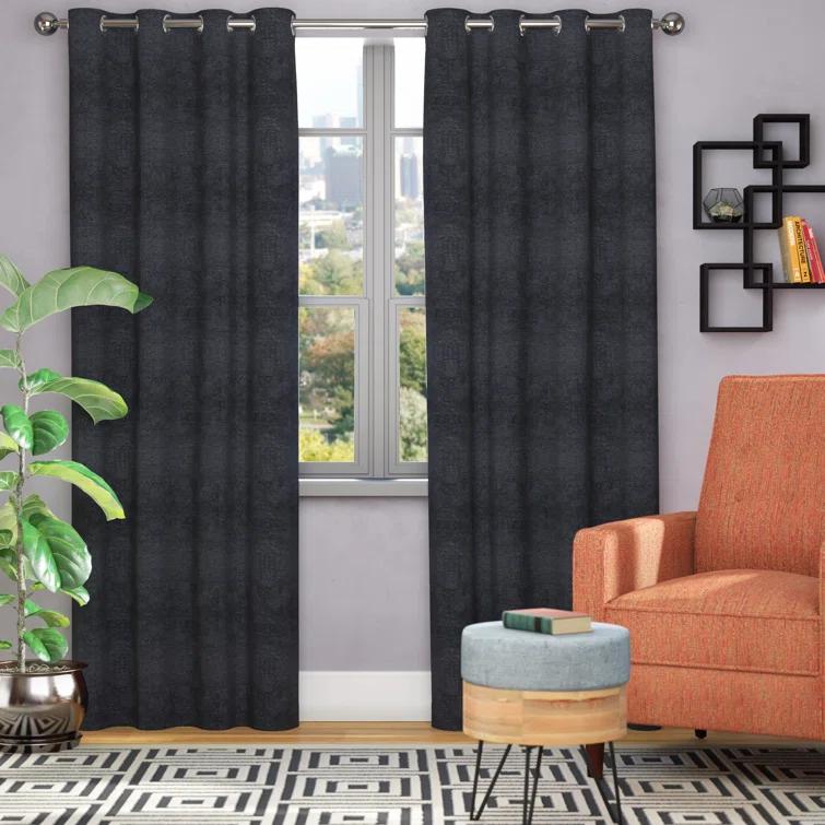 Phillipa Room Darkening Curtain Pair