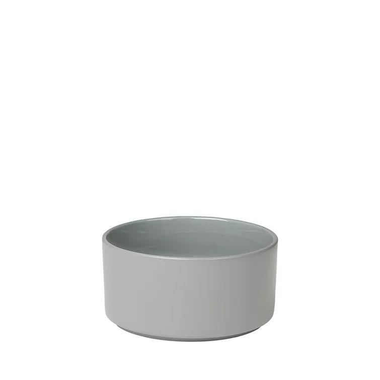 Blomus 63722.4 6 in. PILAR Medium Bowl  Grey - Set of 4