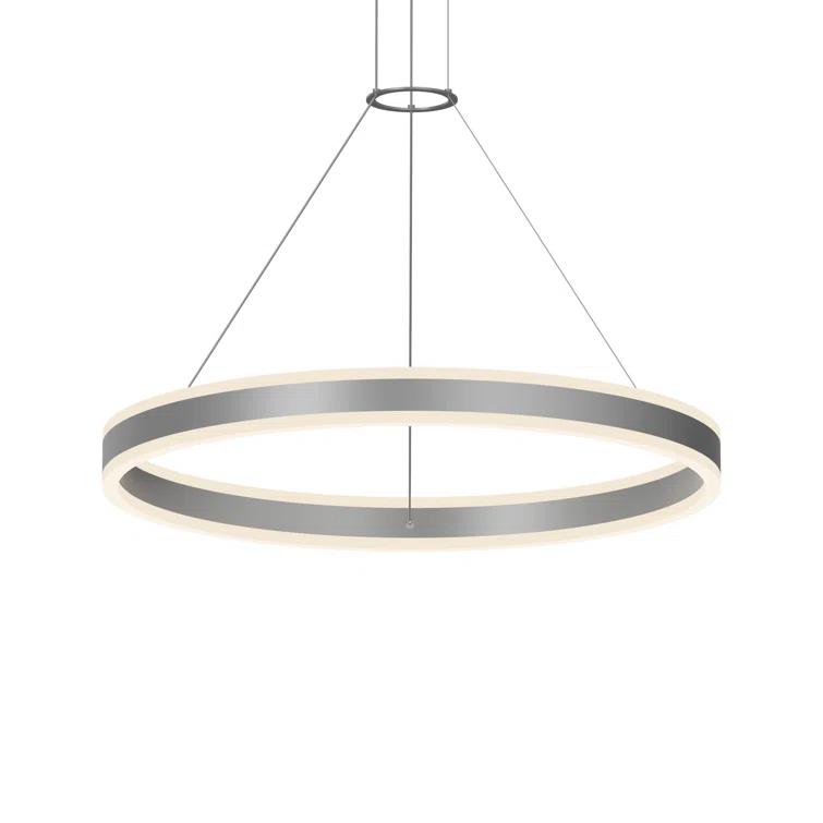 Double Corona 2 - Light Dimmable LED Wagon Wheel Chandelier