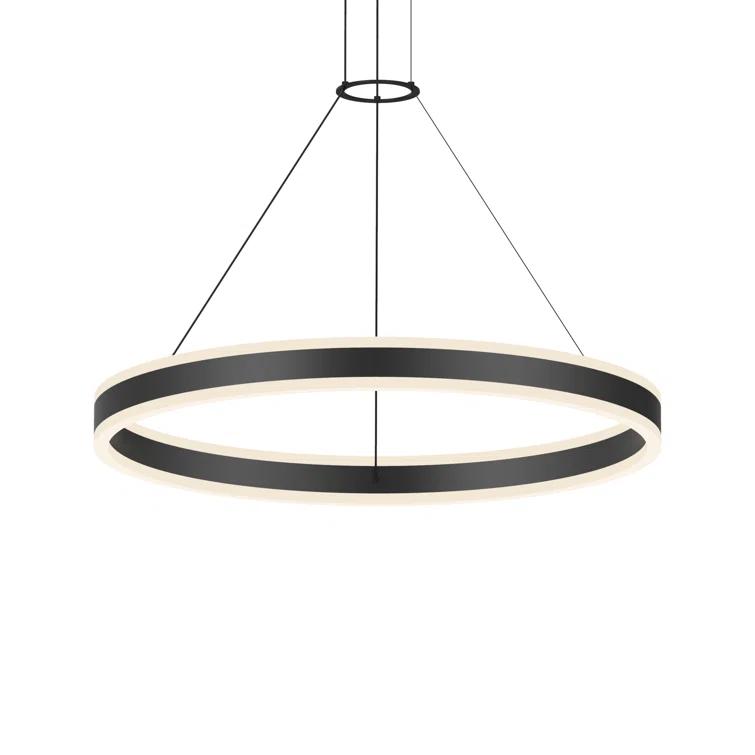 Double Corona 2 - Light Dimmable LED Wagon Wheel Chandelier