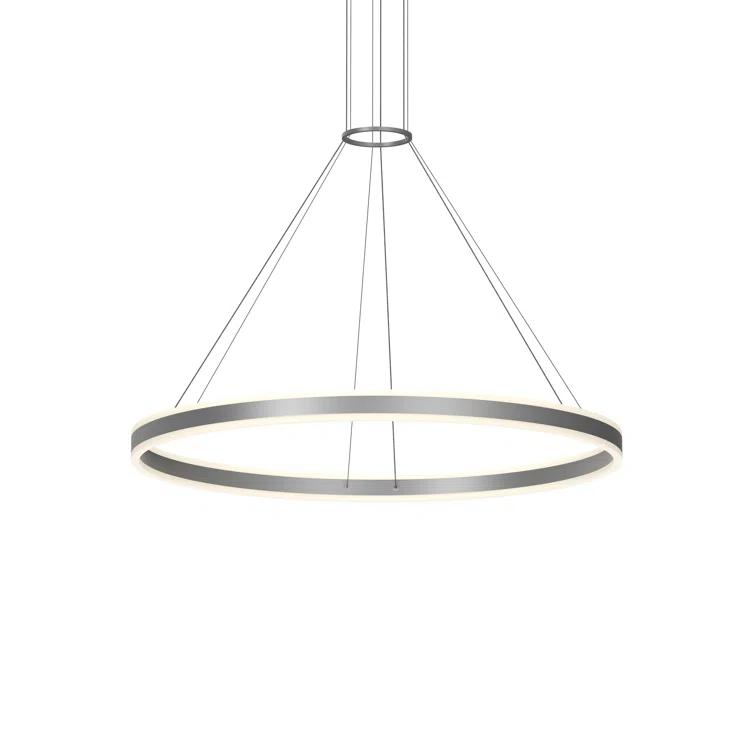 Double Corona 2 - Light Dimmable LED Wagon Wheel Chandelier