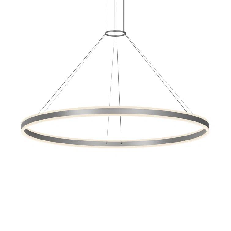 Double Corona 2 - Light Dimmable LED Wagon Wheel Chandelier