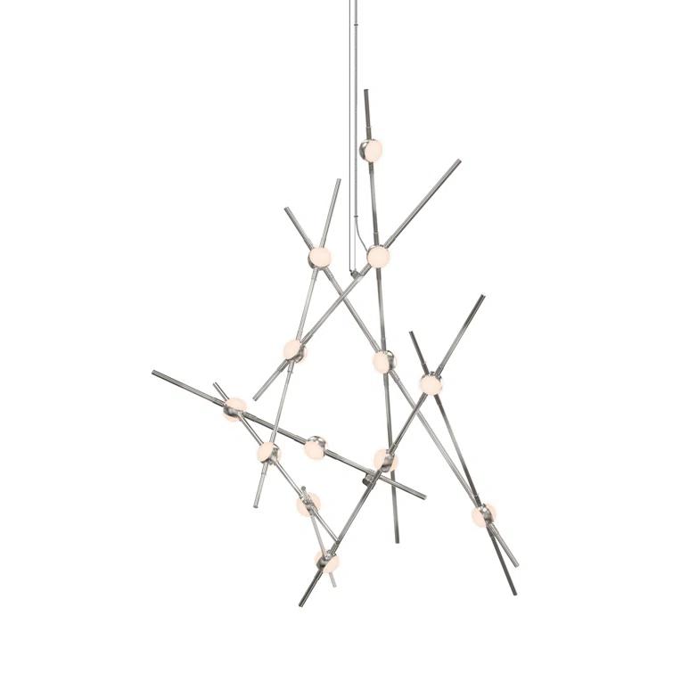 SONNEMAN Constellation® 13 - Light Dimmable LED Sputnik Modern Linear Chandelier