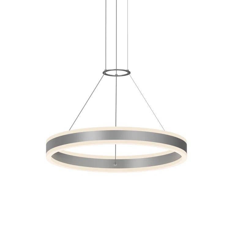 Double Corona 2 - Light Dimmable LED Wagon Wheel Chandelier