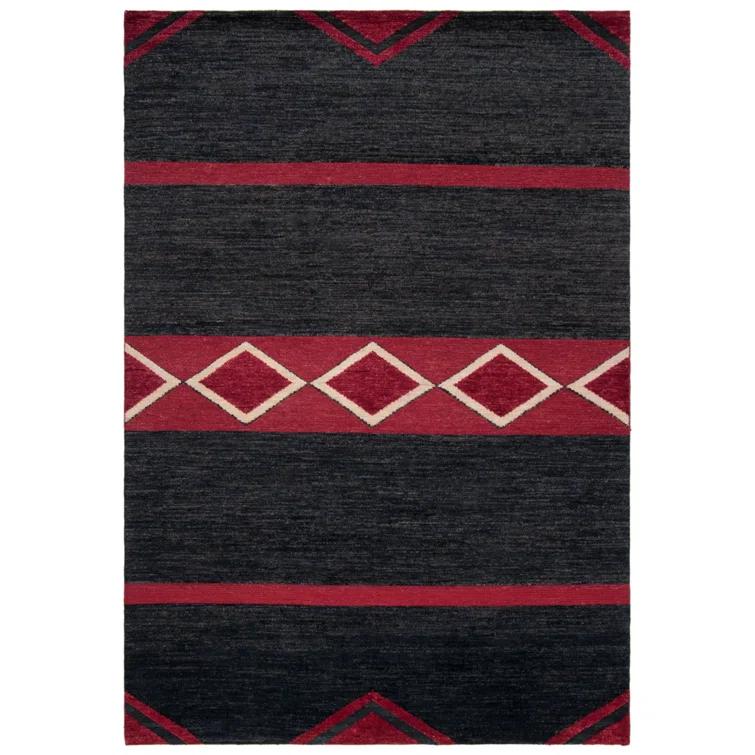 Blackridge Hand-Knotted Wool and Cotton 8' x 10' Area Rug