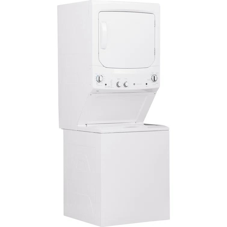 GE Appliances 3.8 cu. ft. Washer and 5.9 cu. ft. Electric Dryer Laundry Center GUD27ESSMWW