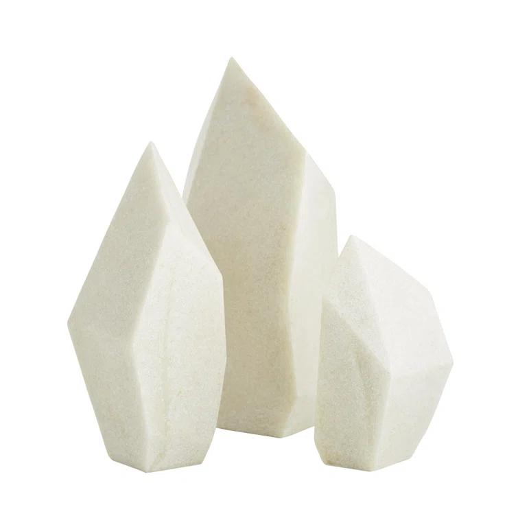 Nerine Sculptures (Set of 3) by Arteriors - White