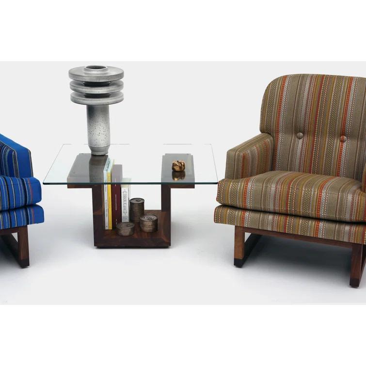SQG Pedestal Coffee Table with Storage