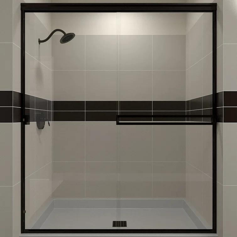 SE 56" W x 70.38" H Shower Door