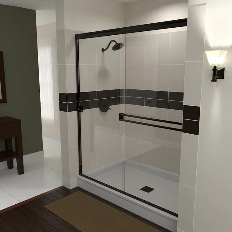 SE 56" W x 70.38" H Shower Door