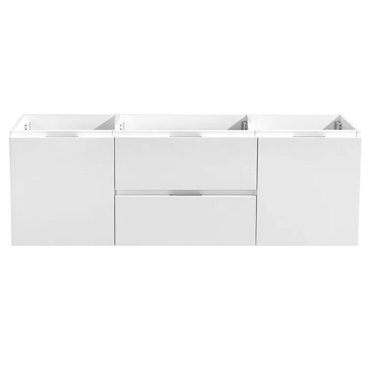 Valencia 60" Wall Mount Single Sink Bathroom Vanity Base Only (Top and Sink Not Included)
