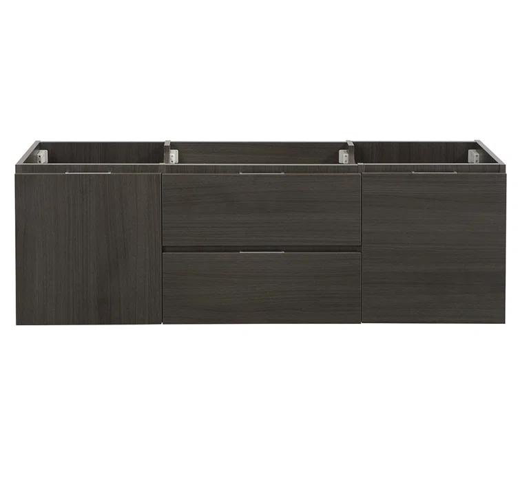 Fresca Valencia 60" Wall Mount Single Sink Bathroom Vanity Base Only (Top and Sink Not Included)