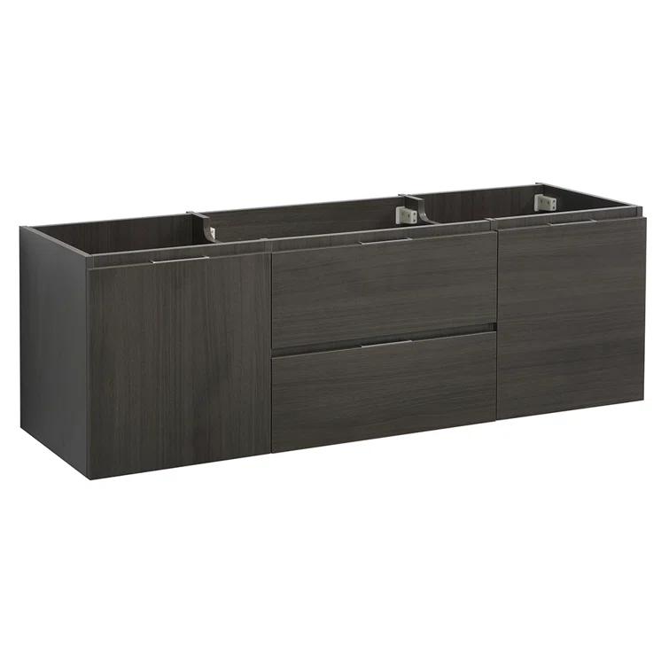 Fresca Valencia 60" Wall Mount Single Sink Bathroom Vanity Base Only (Top and Sink Not Included)