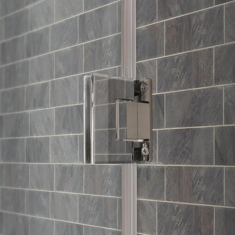 Ultra-E 55'' W x 72'' H Frameless Shower Door
