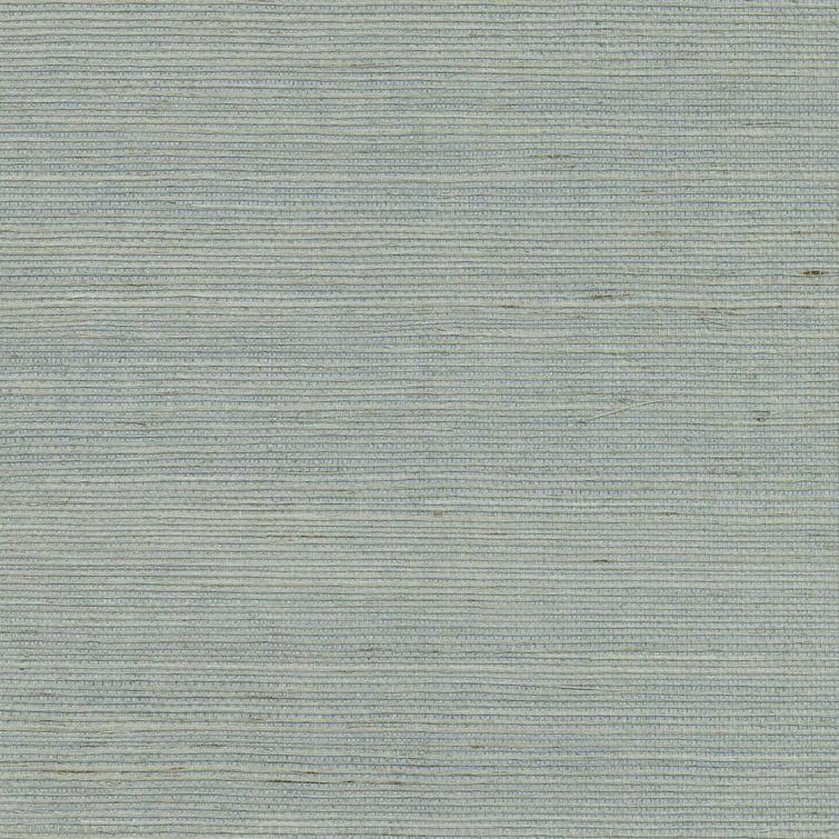 Kenneth James 2732-80014 Zhejiang Grasscloth Wallpaper Aquamarine