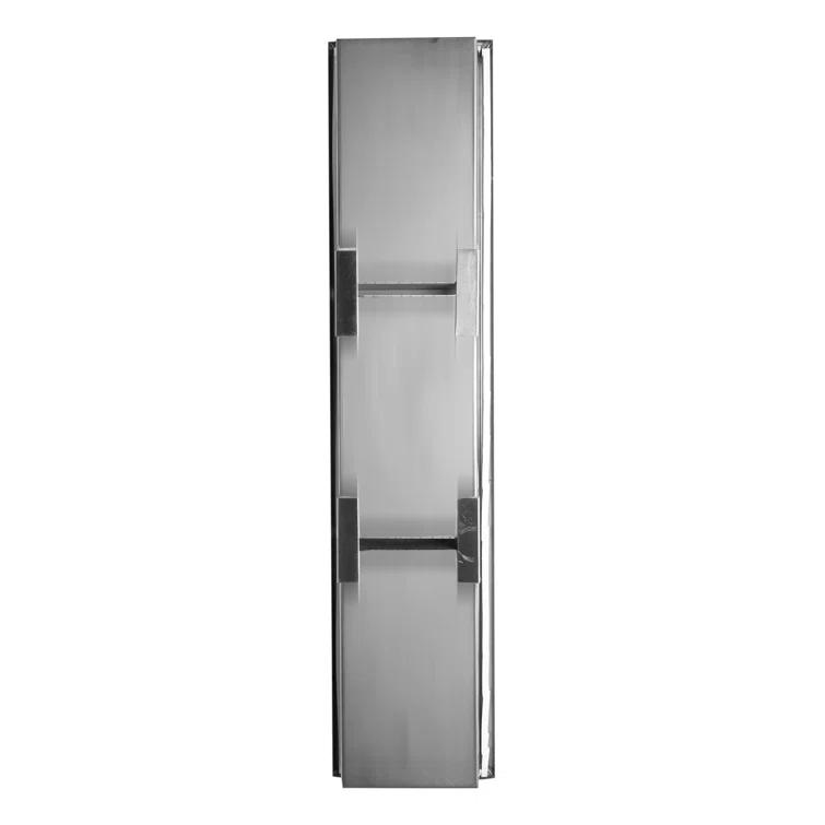 Vertical Stainless Steel Triple Shower Niche
