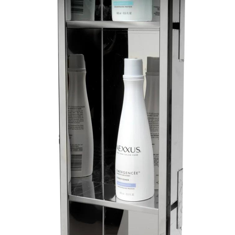 Vertical Stainless Steel Triple Shower Niche