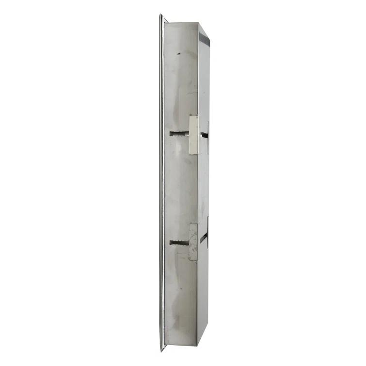 Vertical Stainless Steel Triple Shower Niche